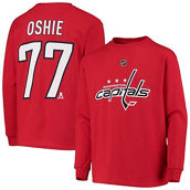 Outerstuff Youth TJ Oshie Red Washington Capitals Authentic Stack Long Sleeve Name & Number T-Shirt