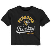 Infant Black Pittsburgh Penguins Take The Lead T-Shirt
