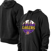 Men's New Era Black Los Angeles Lakers Localized Pullover Hoodie