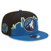 Men's New Era Blue/Black Minnesota Timberwolves 2022 Tip-Off 9FIFTY Snapback Hat