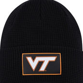 Men's Columbia Black Virginia Tech Hokies Gridiron Cuffed Knit Hat