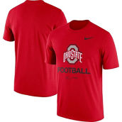 Men's Nike Scarlet Ohio State Buckeyes Football Legend Performance T-Shirt