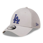 Men's New Era Gray Los Angeles Dodgers Team Neo 39THIRTY Flex Hat