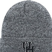 Top of the World Men's Heather Black Houston Cougars Cuffed Knit Hat