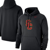 Nike Men's Black USC Trojans Logo Club Pullover Hoodie