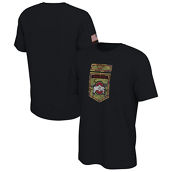 Men's Nike Black Ohio State Buckeyes Veterans Camo T-Shirt