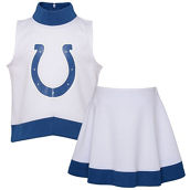 Outerstuff Girls Youth White Indianapolis Colts Junior Camp Cheer Dress