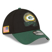 Men's New Era Black Green Bay Packers 2022 Salute To Service 39THIRTY Flex Hat
