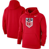 Nike Men's Red USMNT Club Primary Pullover Hoodie