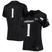 Under Armour Women's #1 Black Cincinnati Bearcats Replica Football Jersey