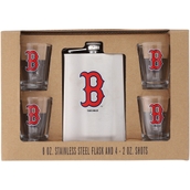 The Memory Company Boston Red Sox 8oz. Stainless Steel Flask & 2oz. Shot Glass Set