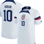 Nike Youth Lindsey Horan White USWNT 2022/23 Home Breathe Stadium Replica Player Jersey