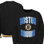 Outerstuff Youth Black Boston Bruins Classic Blueliner Pullover Sweatshirt