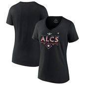 Women's Fanatics Branded Black Houston Astros 2022 Division Series Winner Locker Room V-Neck T-Shirt