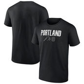 Men's Fanatics Branded Damian Lillard Black Portland Trail Blazers Name & Number T-Shirt
