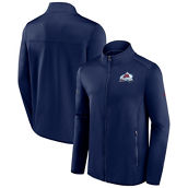 Men's Fanatics Branded Navy Colorado Avalanche Authentic Pro Rink Fleece Full-Zip Jacket