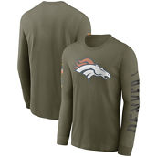 Men's Nike Olive Denver Broncos 2022 Salute To Service Long Sleeve T-Shirt