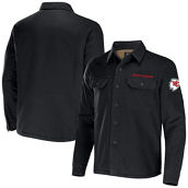 NFL x Darius Rucker Collection by Fanatics Men's Black Kansas City Chiefs Canvas Button-Up Shirt Jacket