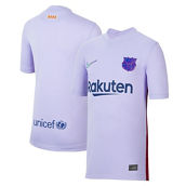 Nike Youth Purple Barcelona 2021/22 Away Stadium Replica Jersey