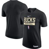 Men's Nike Black Milwaukee Bucks 2022/23 Legend On-Court Practice Performance T-Shirt