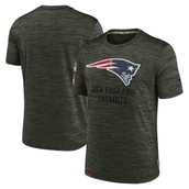 Men's Nike Brown New England Patriots 2022 Salute to Service Velocity Team T-Shirt