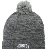 Nike Men's Heathered Gray Houston Cougars Swoosh 201 Cuffed Knit Hat with Pom