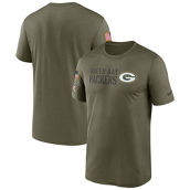 Men's Nike Olive Green Bay Packers 2022 Salute to Service Legend Team T-Shirt