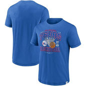 Men's Fanatics Branded Royal Philadelphia 76ers Reinforce True Classics Vintage Slub T-Shirt