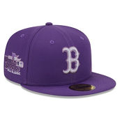 New Era Men's Purple Boston Red Sox Lavender Undervisor 59FIFTY Fitted Hat