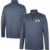 Colosseum Men's Navy BYU Cougars Logo Quarter-Zip Windshirt