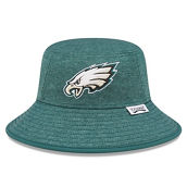 Men's New Era Heather Midnight Green Philadelphia Eagles Bucket Hat