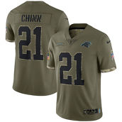 Nike Men's Jeremy Chinn Olive Carolina Panthers 2022 Salute To Service Limited Jersey