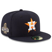Men's New Era  Navy Houston Astros 2022 World Series Champions Home Side Patch 59FIFTY Fitted Hat