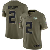 Nike Men's Zach Wilson Olive New York Jets 2022 Salute To Service Limited Jersey
