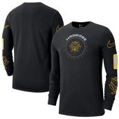 Men's Nike Black Golden State Warriors 2022/23 City Edition Essential Expressive Long Sleeve T-Shirt