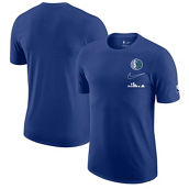 Men's Nike Royal Dallas Mavericks 2022/23 City Edition Courtside Max90 Vintage Wash T-Shirt