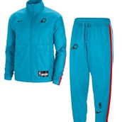 Men's Nike Turquoise/Red Phoenix Suns 2022/23 City Edition Courtside Lightweight Woven Full-Zip Track Suit Set