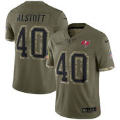 Nike Men's Mike Alstott Olive Tampa Bay Buccaneers 2022 Salute To Service Retired Player Limited Jersey