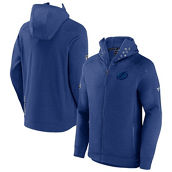 Men's Fanatics Branded Heather Blue Tampa Bay Lightning Authentic Pro Road Tech Full-Zip Hoodie Jacket