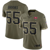 Nike Men's Derrick Brooks Olive Tampa Bay Buccaneers 2022 Salute To Service Retired Player Limited Jersey