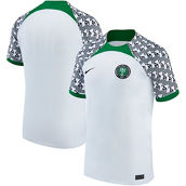 Nike Men's White Nigeria National Team 2022/23 Away Breathe Stadium Replica Blank Jersey