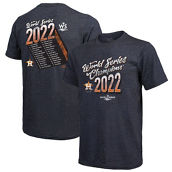 Men's Majestic Threads Navy Houston Astros 2022 World Series Champions Life Of The Party Tri-Blend T-Shirt