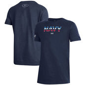 Youth Under Armour Navy Navy Midshipmen 2022 Special Games NASA T-Shirt