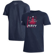 Under Armour Youth Navy Navy Midshipmen 2022 Special Games Stars T-Shirt