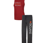 Concepts Sport Women's Charcoal/Cardinal USC Trojans Tank Top & Pants Sleep Set