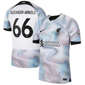 Men's Nike Trent Alexander-Arnold White Liverpool 2022/23 Away Breathe Stadium Replica Player Jersey