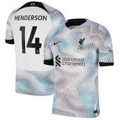 Men's Nike Jordan Henderson White Liverpool 2022/23 Away Vapor Match Authentic Player Jersey