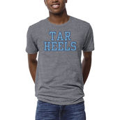 League Collegiate Wear Men's Heather Gray North Carolina Tar Heels Local Victory Falls Tri-Blend T-Shirt