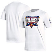 Men's adidas White Colorado Avalanche Reverse Retro 2.0 Fresh Playmaker T-Shirt