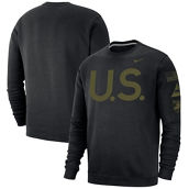 Nike Men's Black Army Black Knights 1st Armored Division Old Ironsides Rivalry Club Fleece U.S. Logo Pullover Sweatshirt